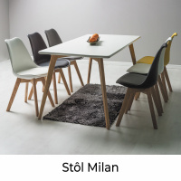 Jedálenský stôl Milan do kuchyne a la Retro