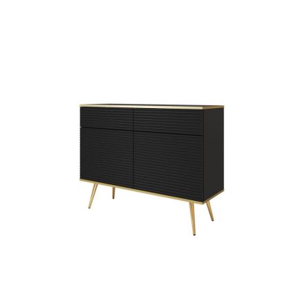 BIJOU komoda k107 cierna